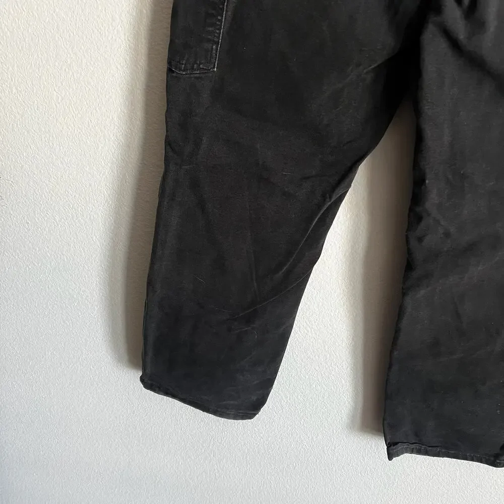 Carhartt B01 BLK black double knee work wear carpenter pants